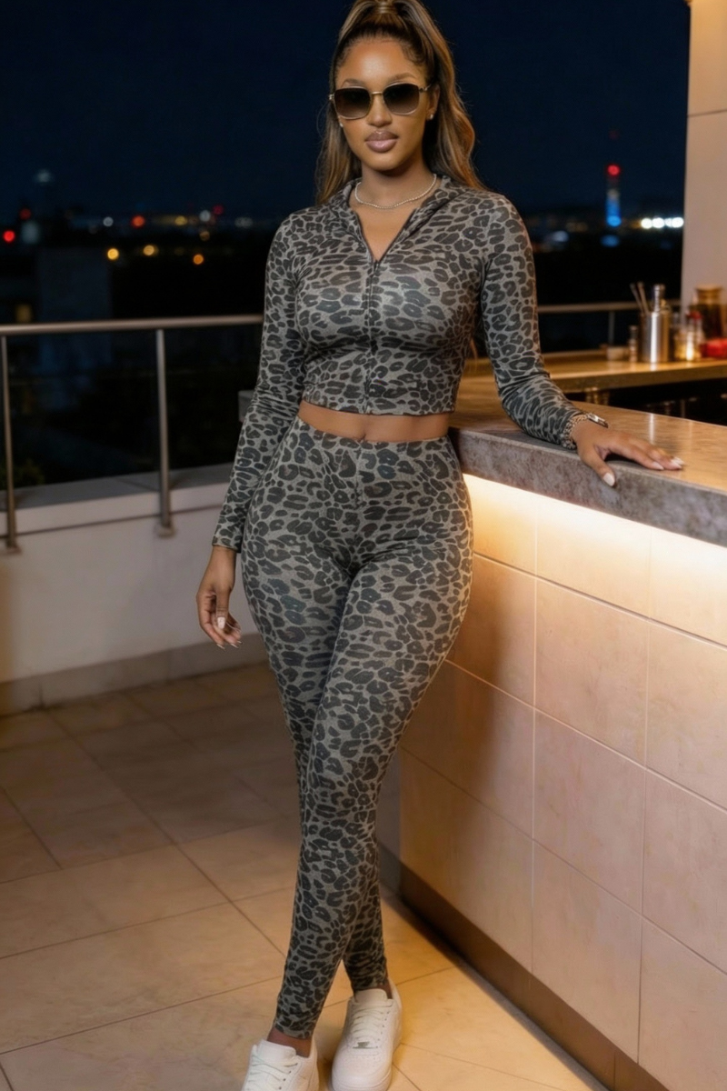 Jetset Leopard Two-Piece