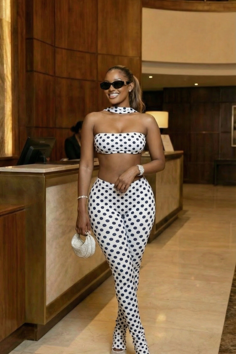 White Backless Boulevard